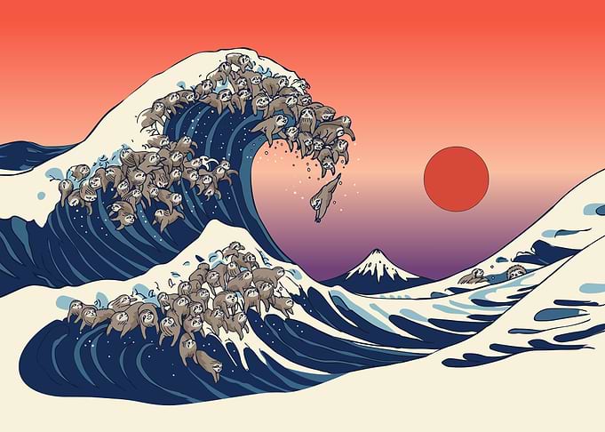 The Great Wave of Sloths