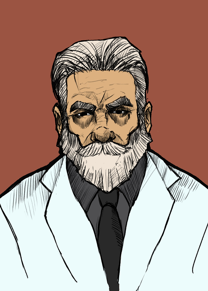 Old bearded man
