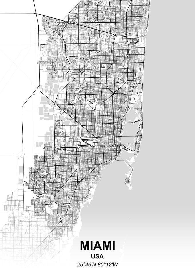 Miami city map
