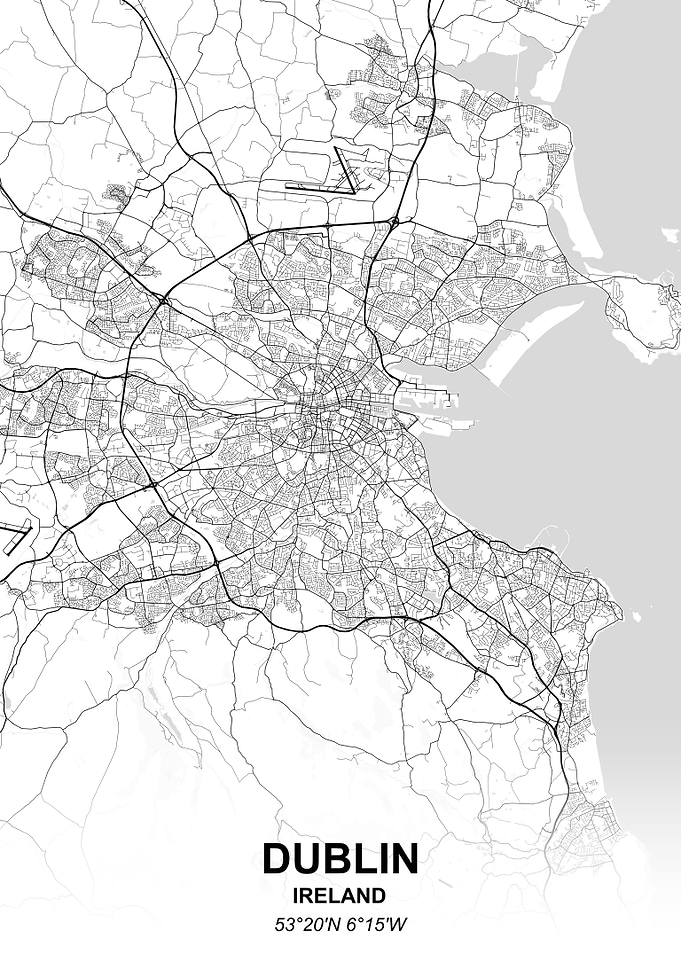 Dublin city map
