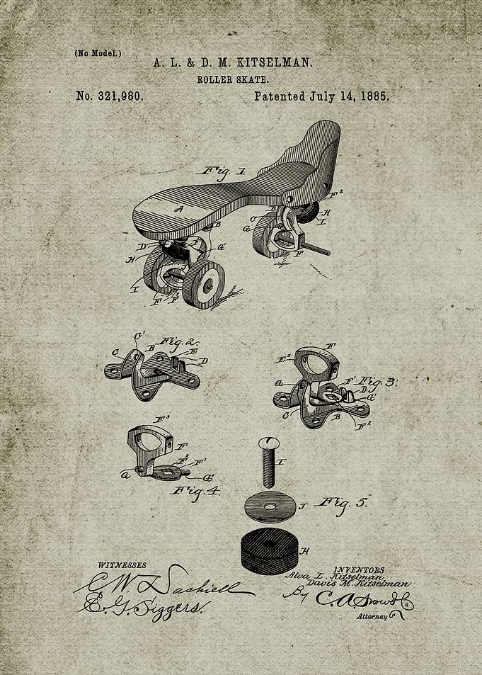 1885 Roller Skate