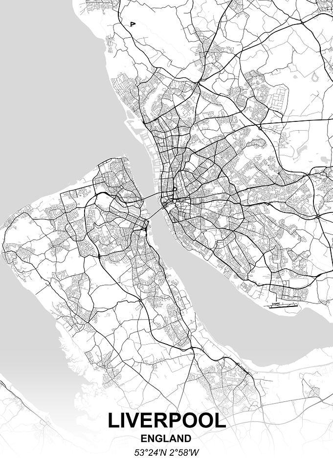 Liverpool city map