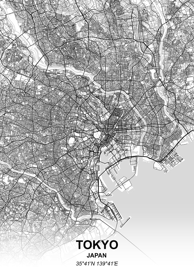 Tokyo city map