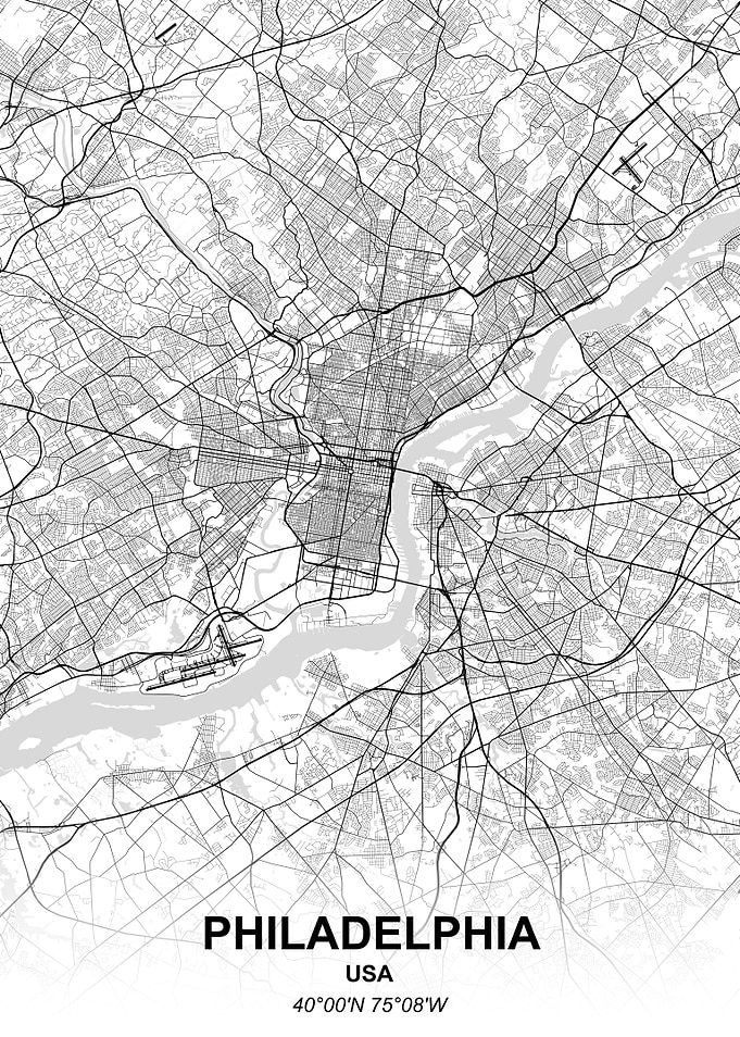 Philadelphia city map