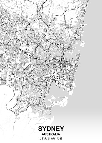 Sydney city map