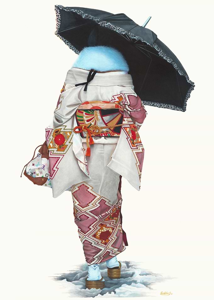 Geisha in Winter