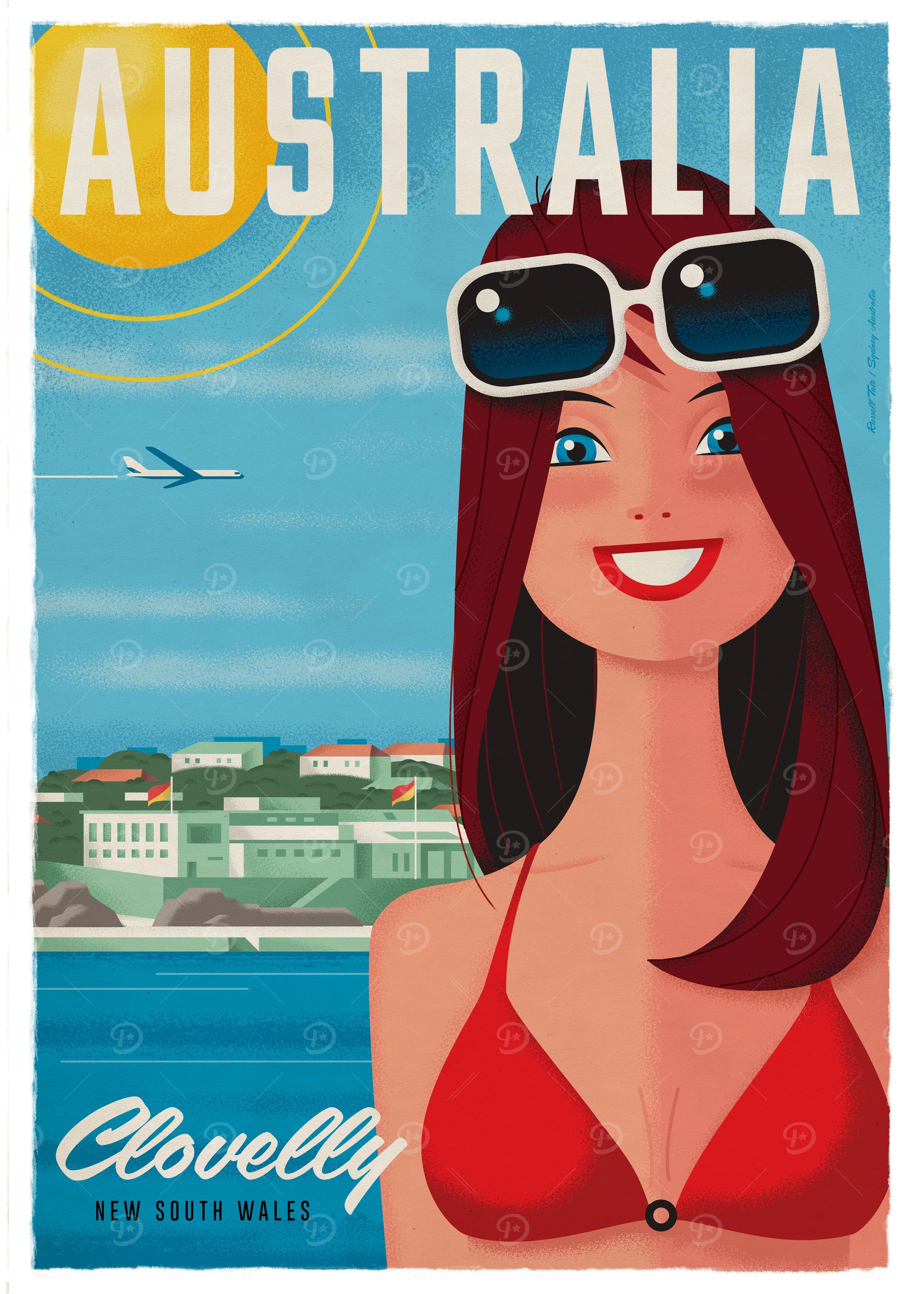 Clovelly Australia Poster
