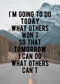 Do what others won't (1)