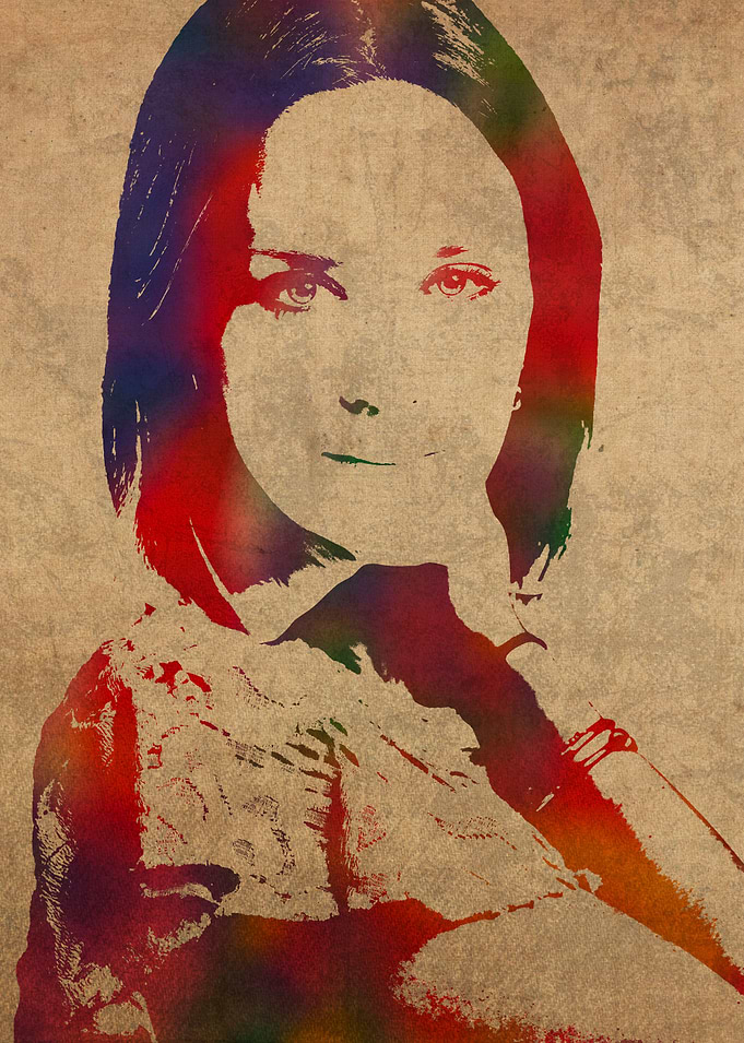 Emily Blunt Watercolor
