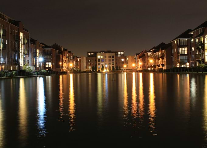 water reflection