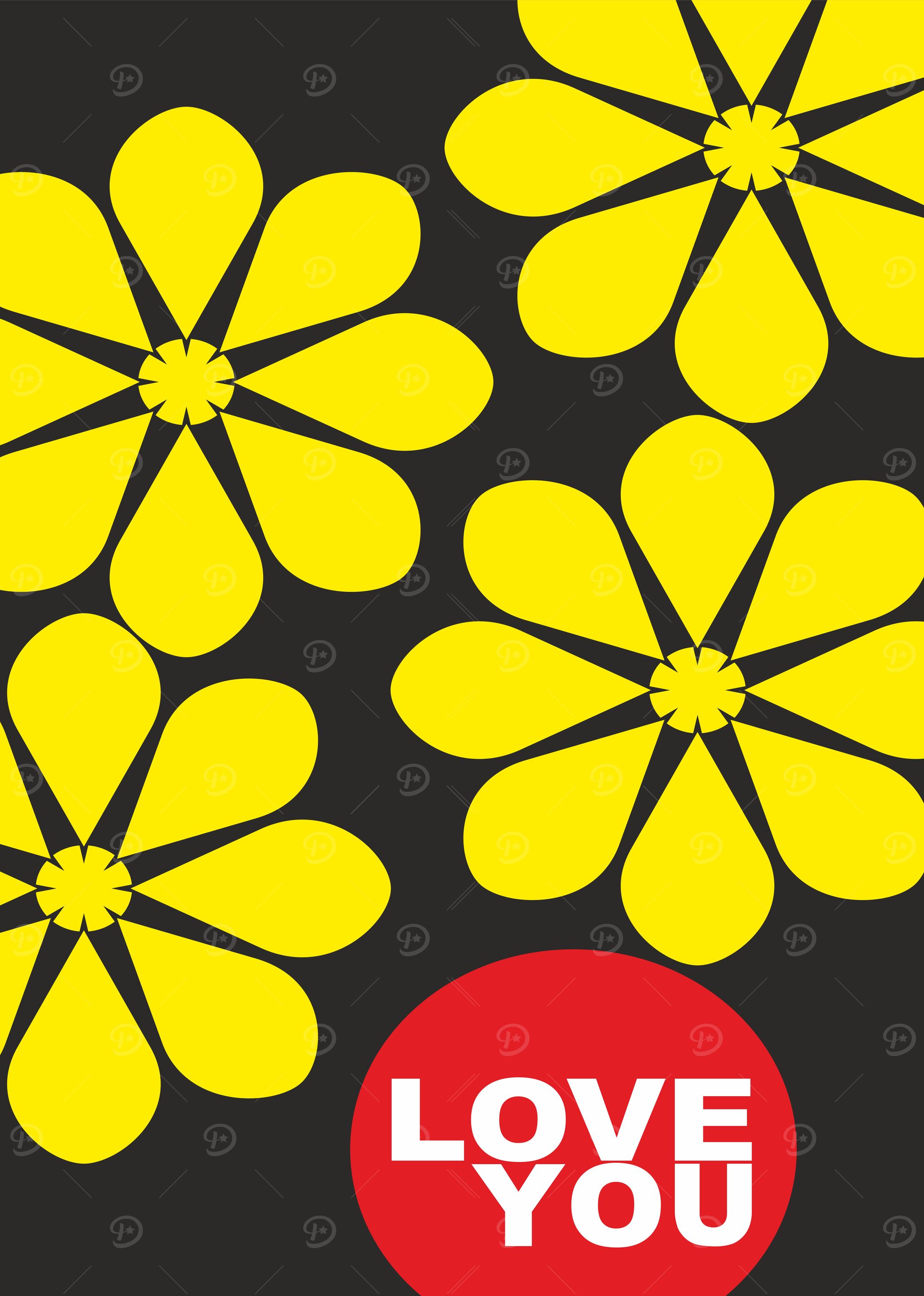 flowers in love