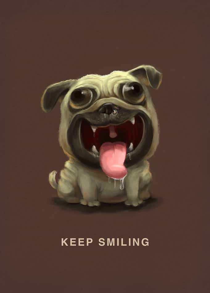 Happy Pug
