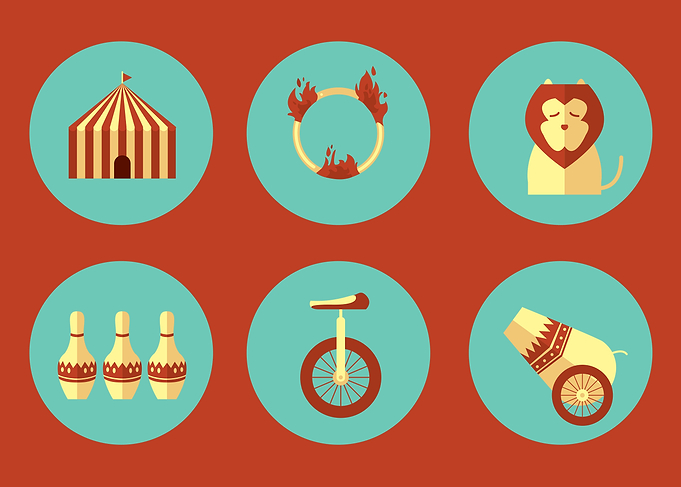 Big Top Circus Collage