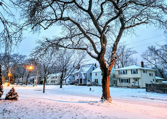 Street in the Snow