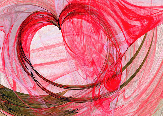 Heart on fire