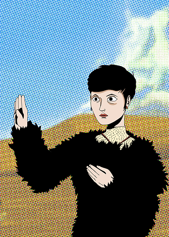 Bowie on the desert