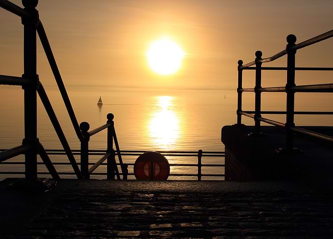 Evening at docks