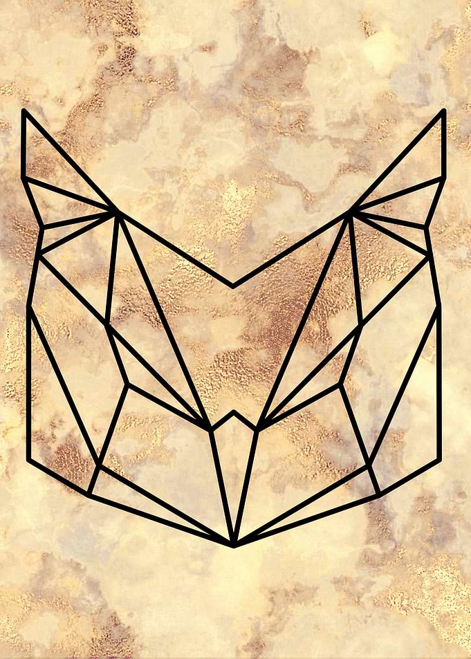 Geometric Owl Art