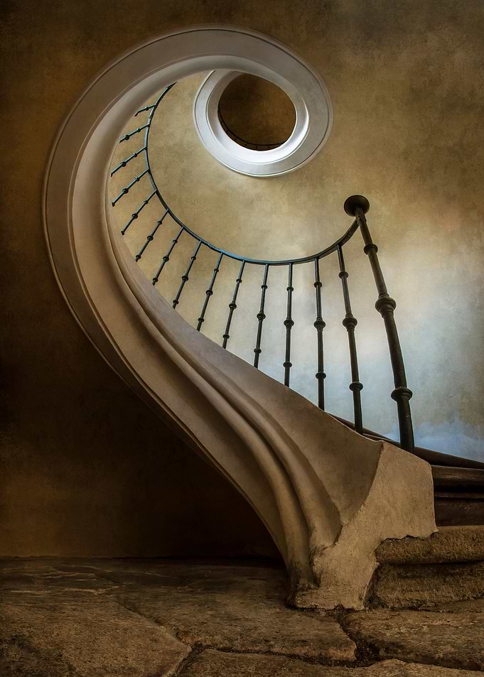 Pretty spiral staircase