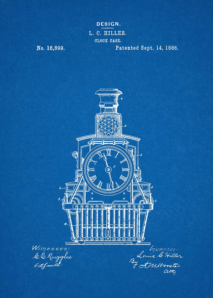 1886 Clock Case