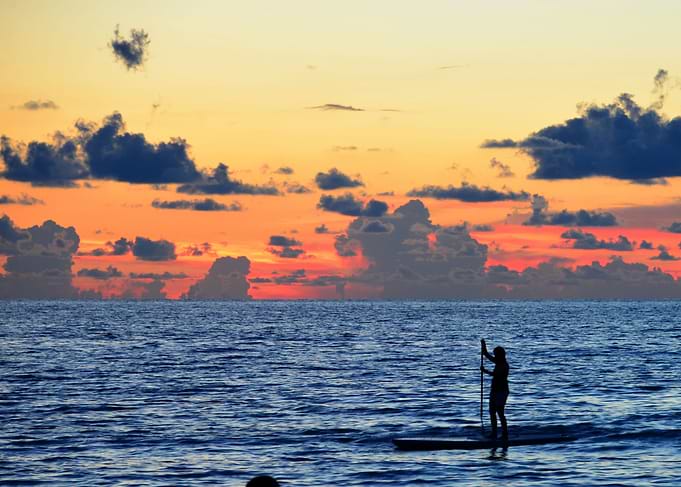 The sound of the ocean.