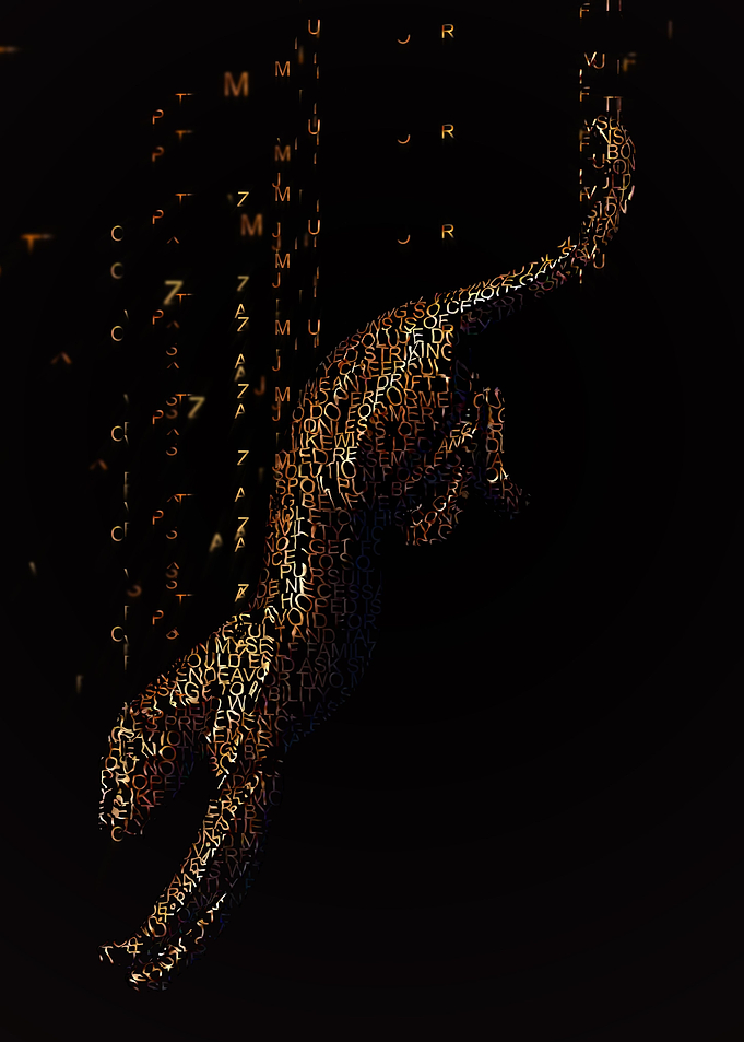 leopard typography