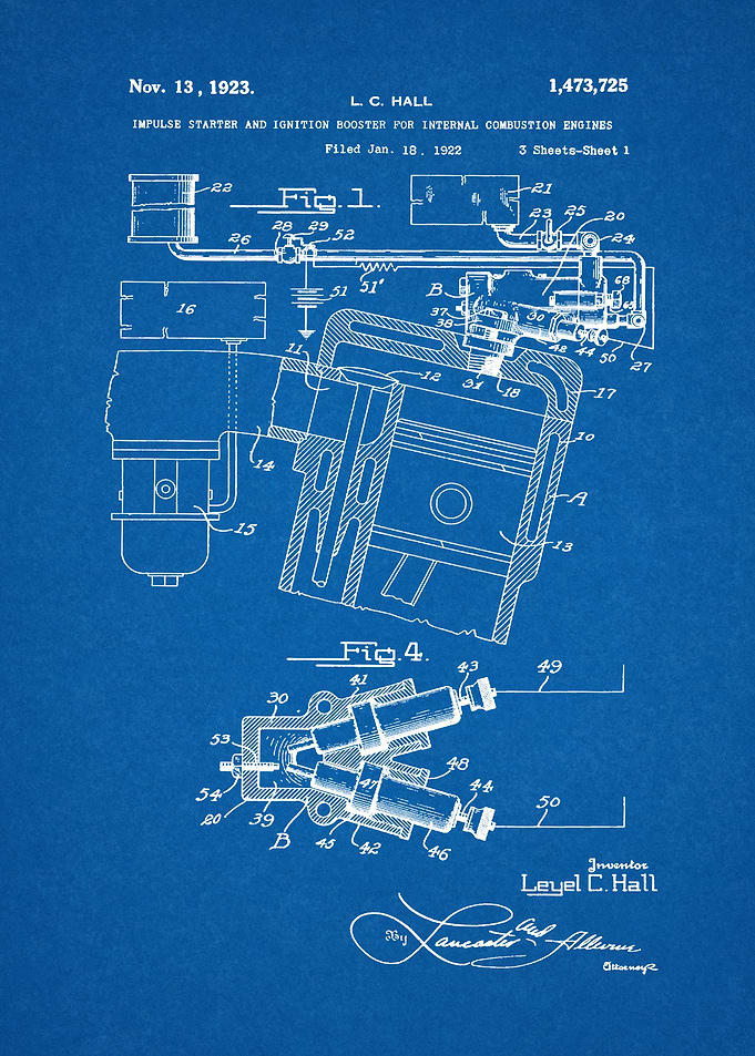 1922 Internal Starter