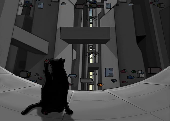 Lucky Black Cat