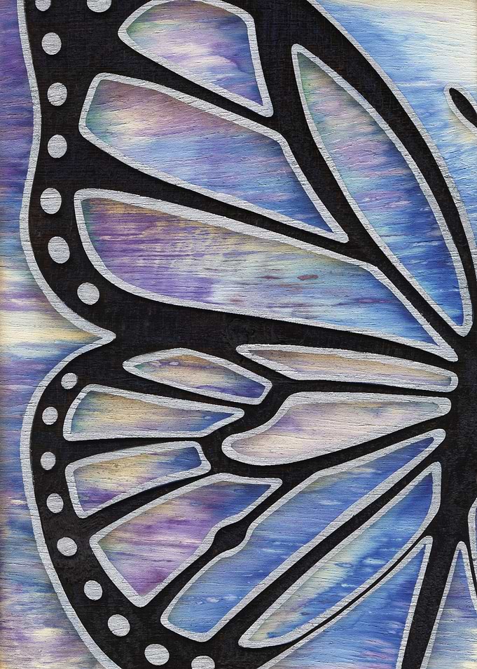 Blue Butterfly Wing