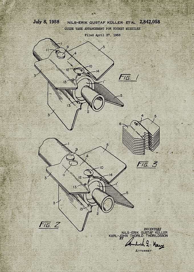1953 Guide Vane Arrangemen