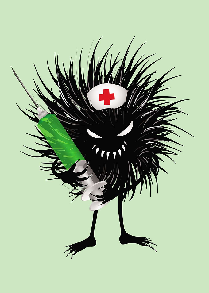 Funny Evil Bug Nurse