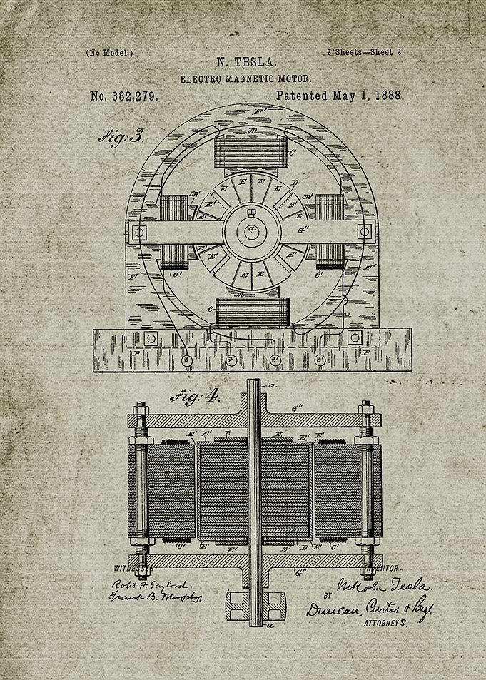 Tesla E Magnetic Motor