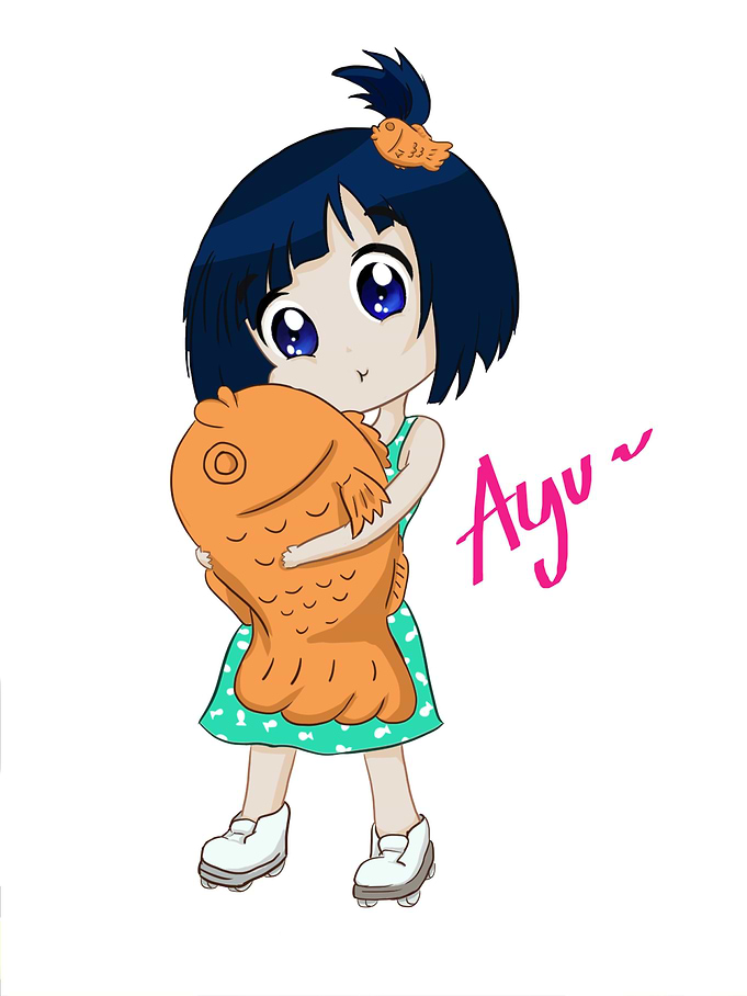 Ayu is here to say Hi!