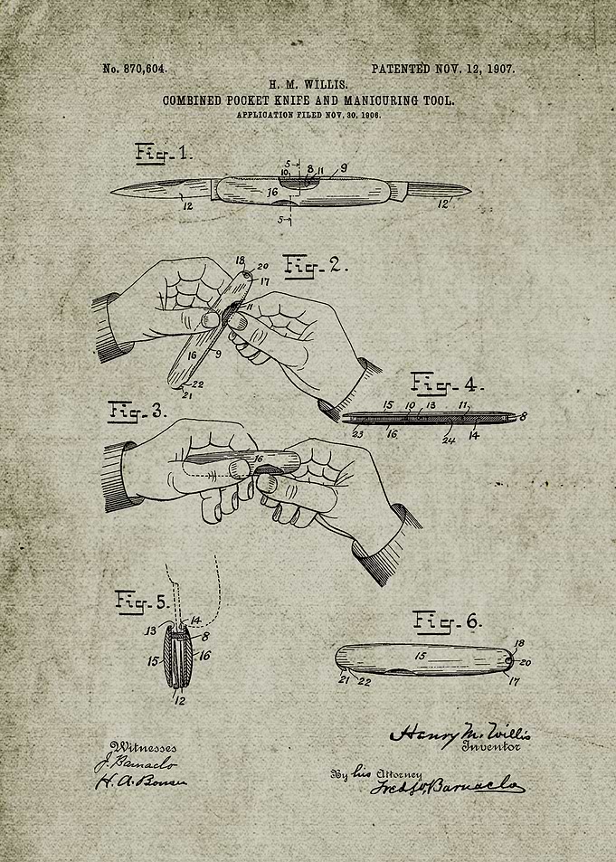 1906 Combined Pocket Knife