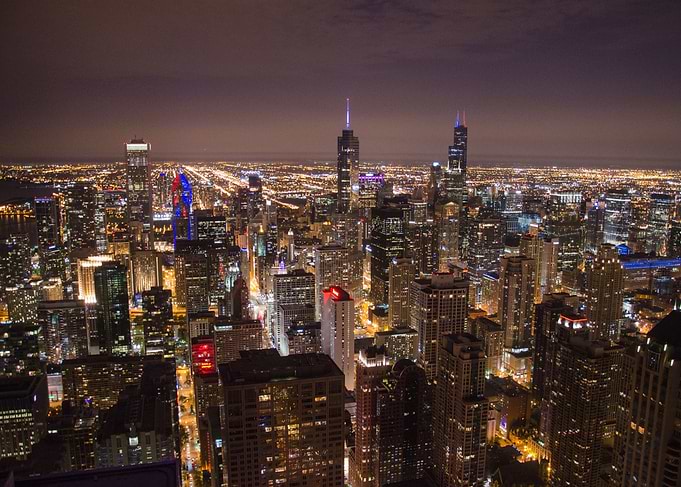 Chicago by Night