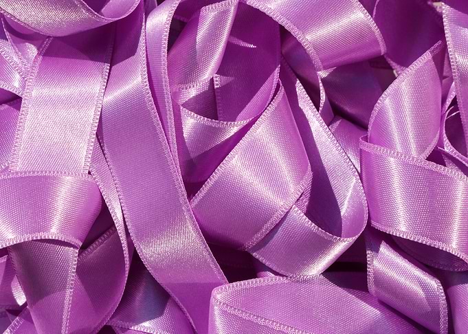 Purple ribbon background