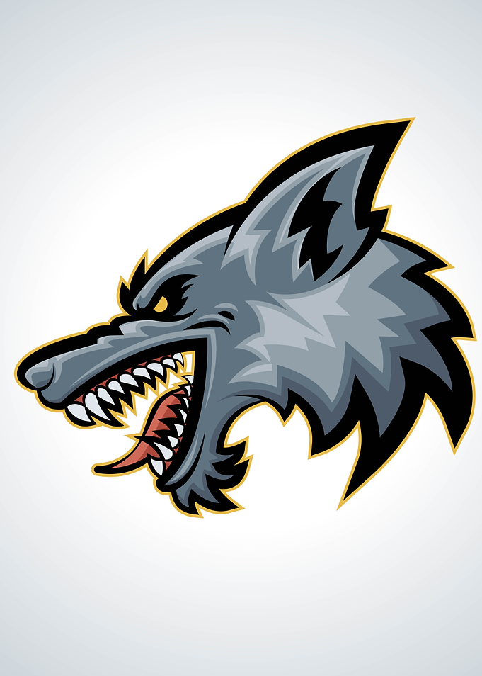 Wolf head illustration