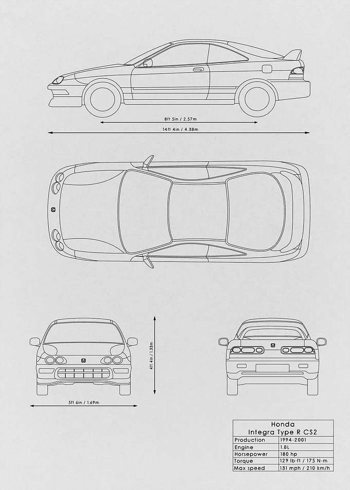Honda Integra Type R CS2