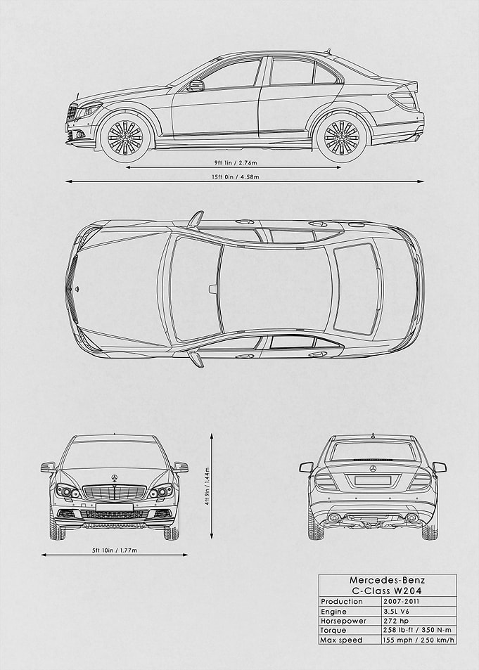 Mercedes Benz C Class W204