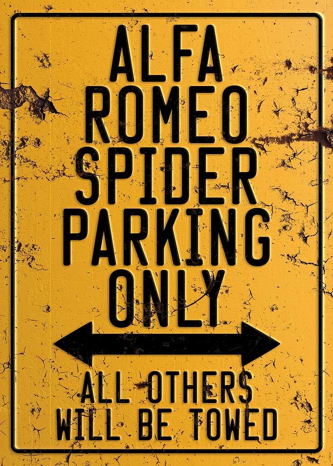 Alfa Romeo Spider Parking