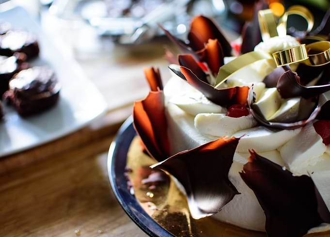 Chocolate and Cream Cake