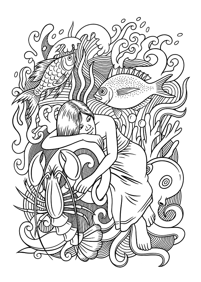 The bottom of the sea