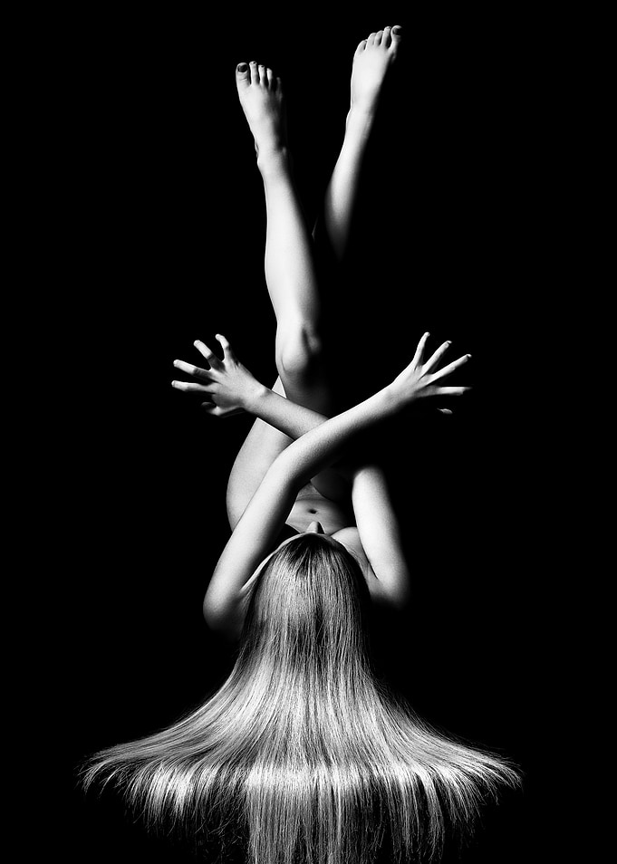 Nude woman bodyscape