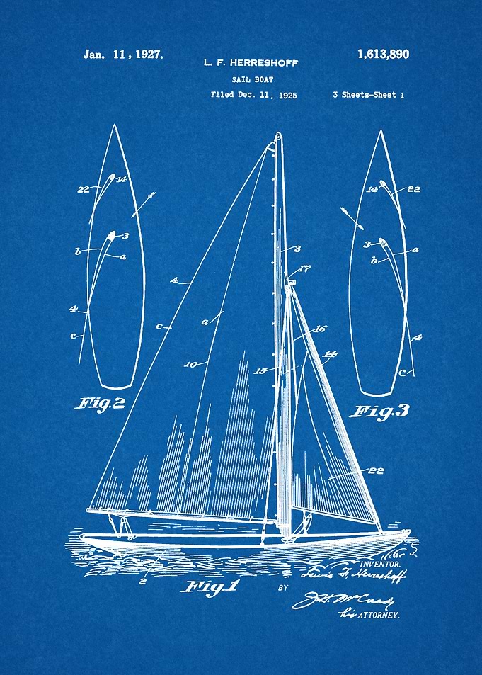 1925 Sailo Boat Patent