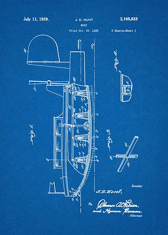 1938 Boat Patent
