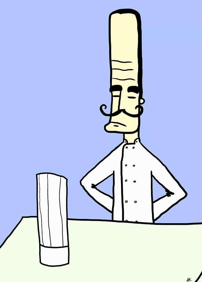 Long head Chef