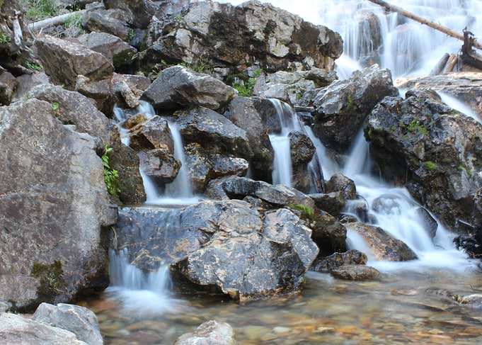 Skalkaho Falls Waterfall