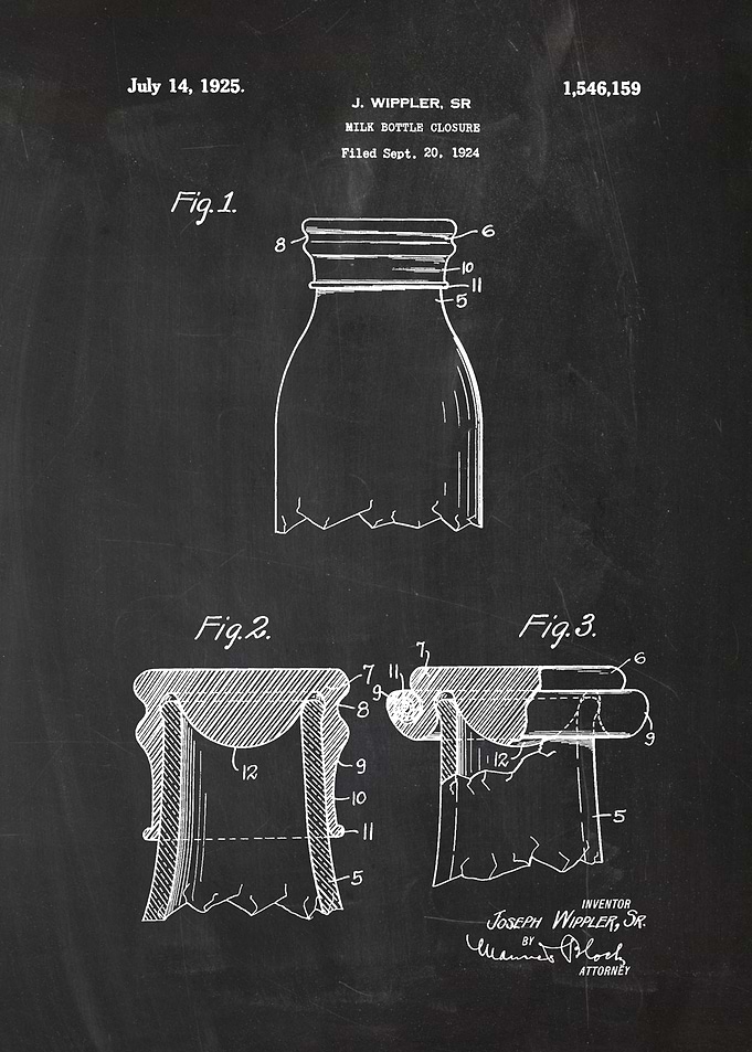 1924 Milk Bottle Closure