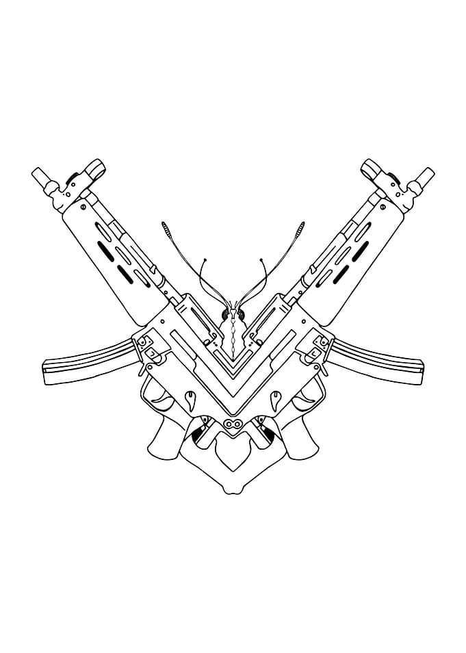 Butterfly Submachine MP 5
