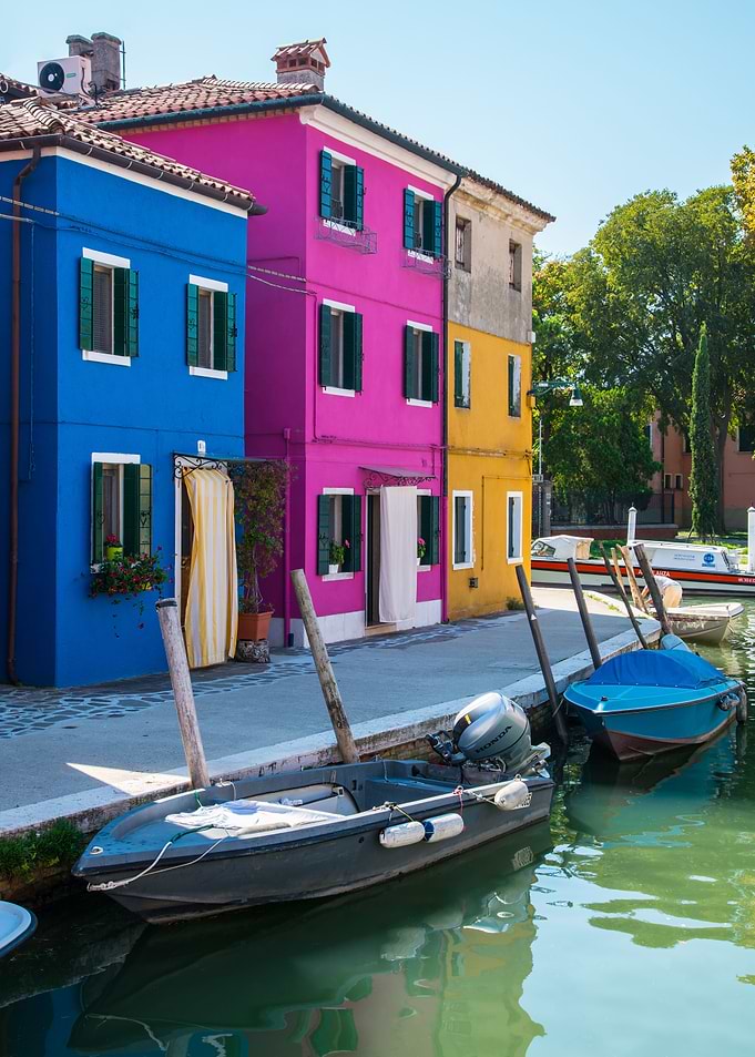 Colorful Burano in Italy